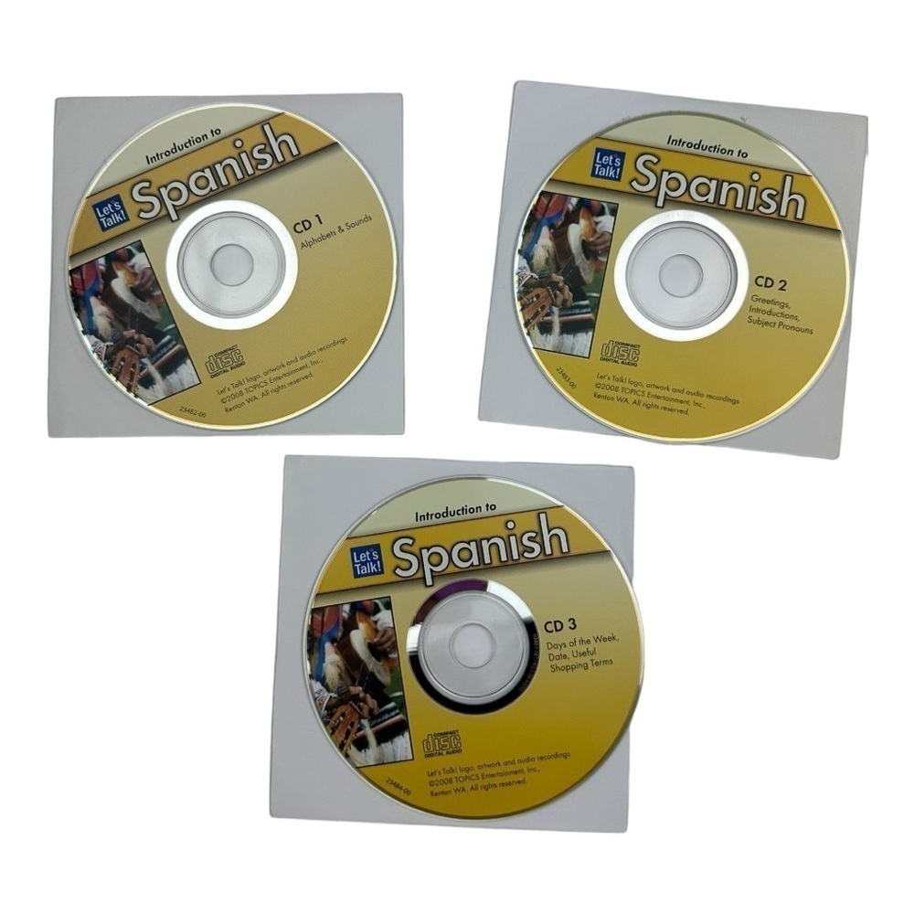 Let’s Talk! Introduction To Spanish 3 CD Disc Set - Picture 2 of 4